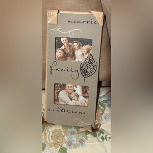 Family Photo Frame - Green & Black